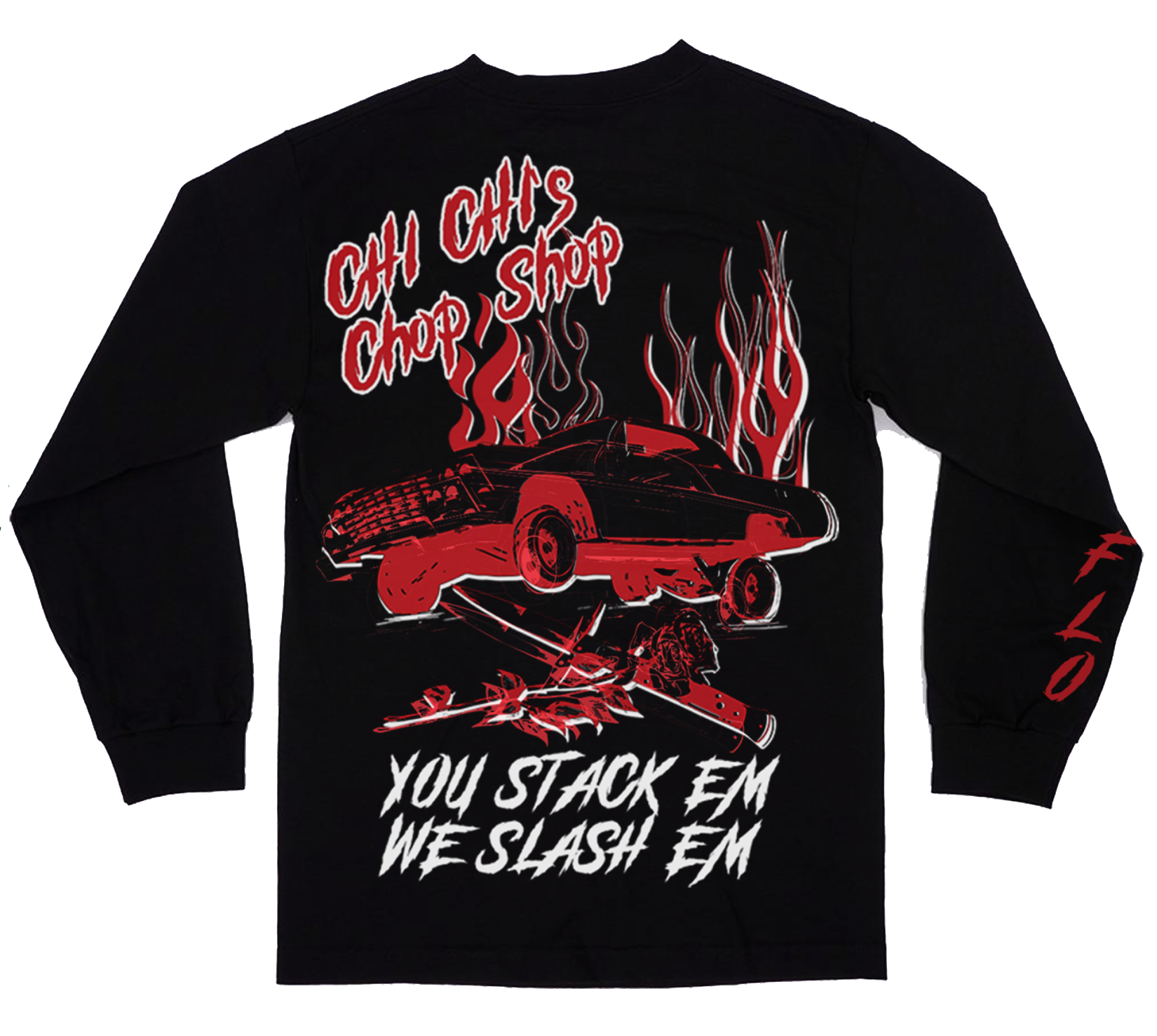 Chi Chi's Chop Shop L/S Shirt - Chi Flo